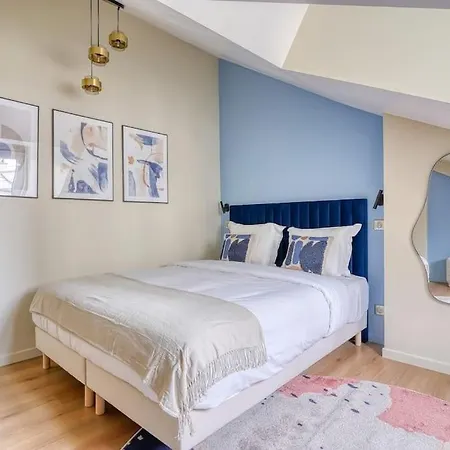 Apartment 4g#appart 8pers # 3 # Commerce # 15#ac Paris